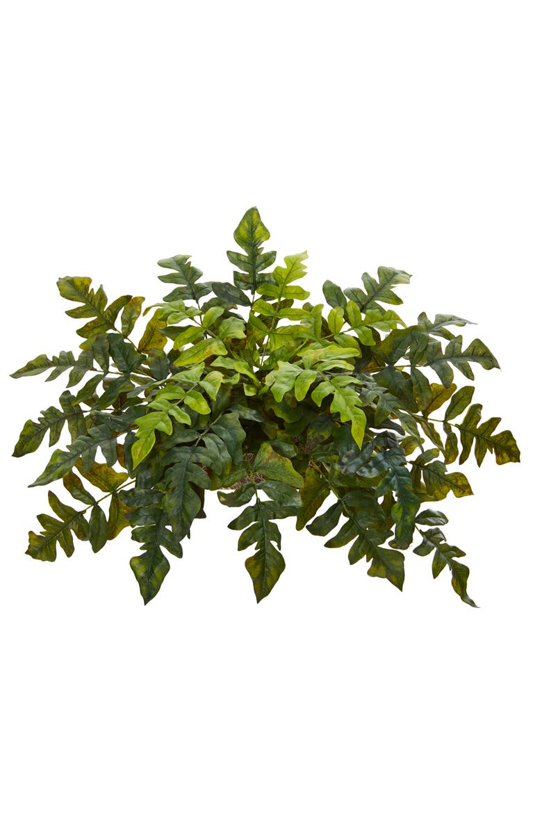 32-in Holly Fern Artificial Ledge Plant, Main, color, Green