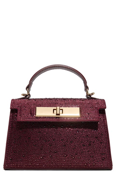 Nikietax Faux Leather Top Handle Handbag