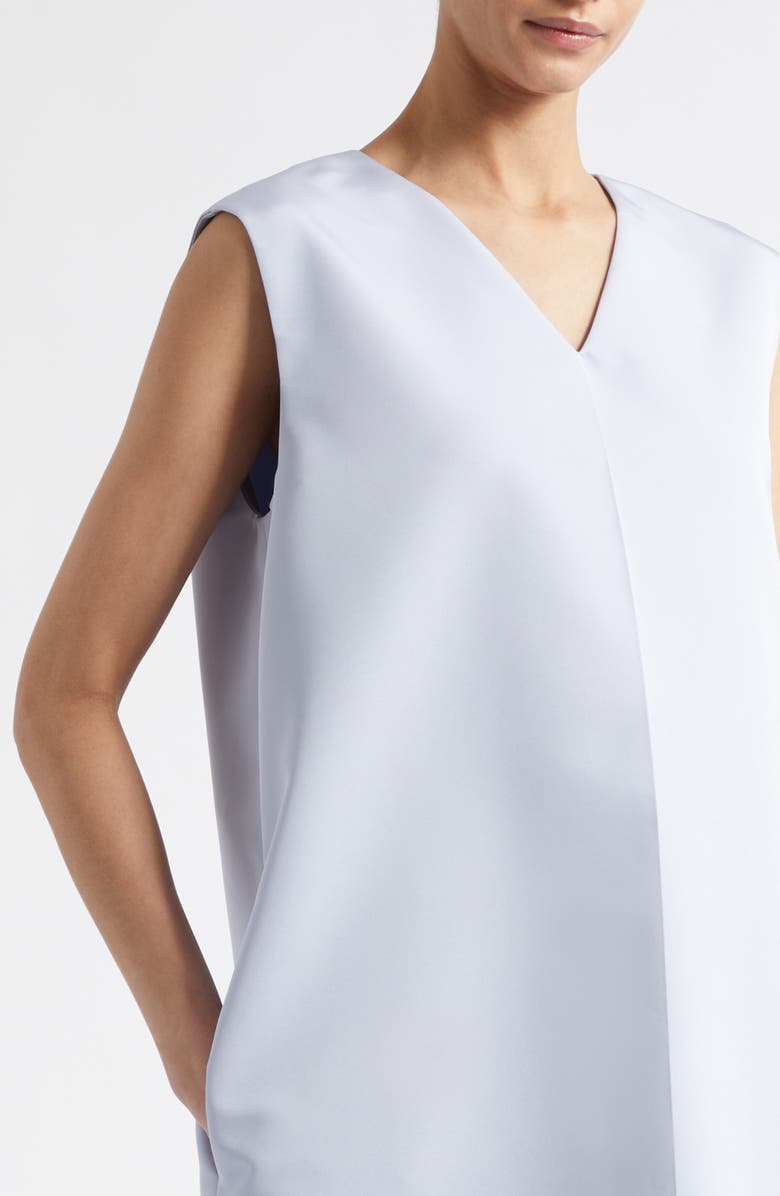 Jil Sander Press Fold Shift Dress, Alternate, color, Juniper