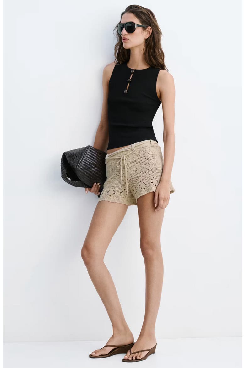 Ribbed Knit Top, Alternate, color, BLACK