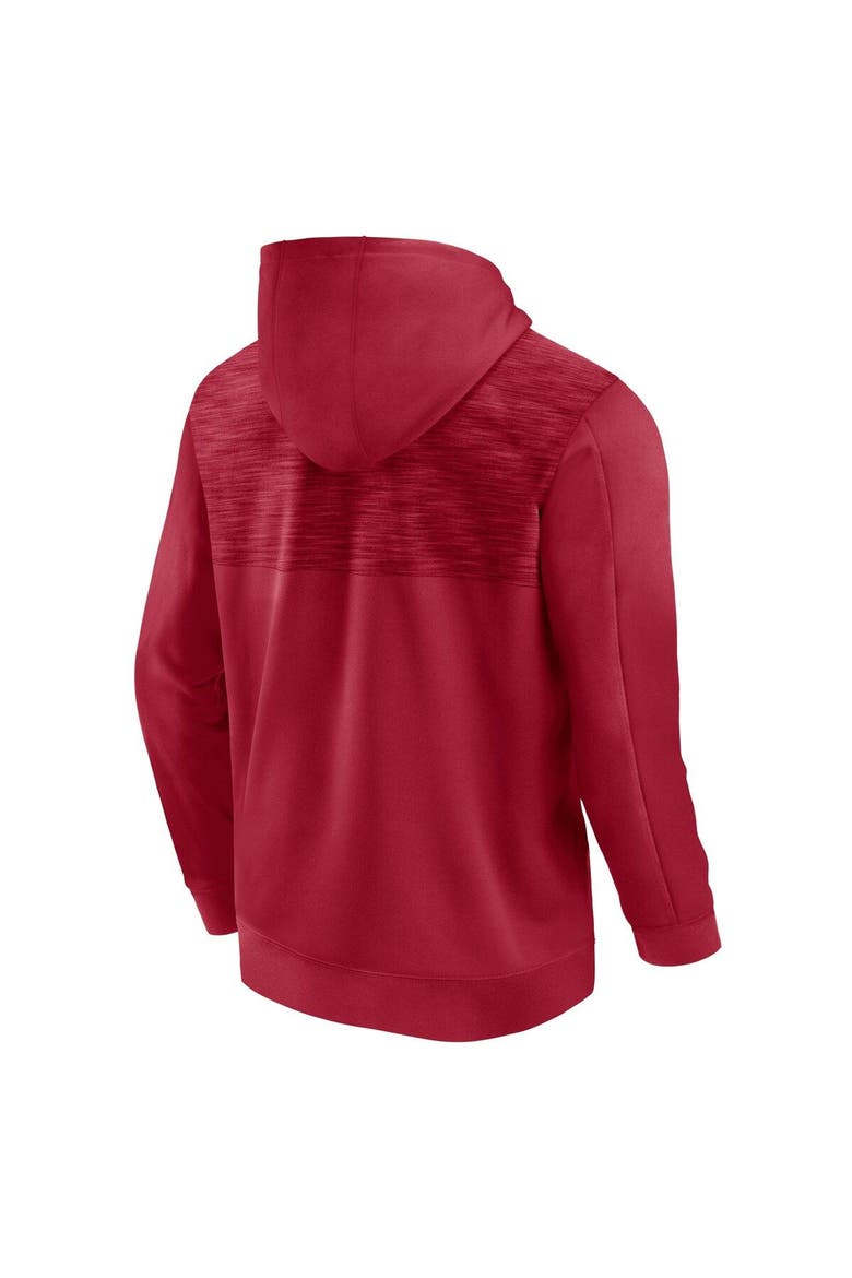 Men's Fanatics Branded Crimson Oklahoma Sooners Power Index Full-Zip Hoodie, Alternate, color, Crimson