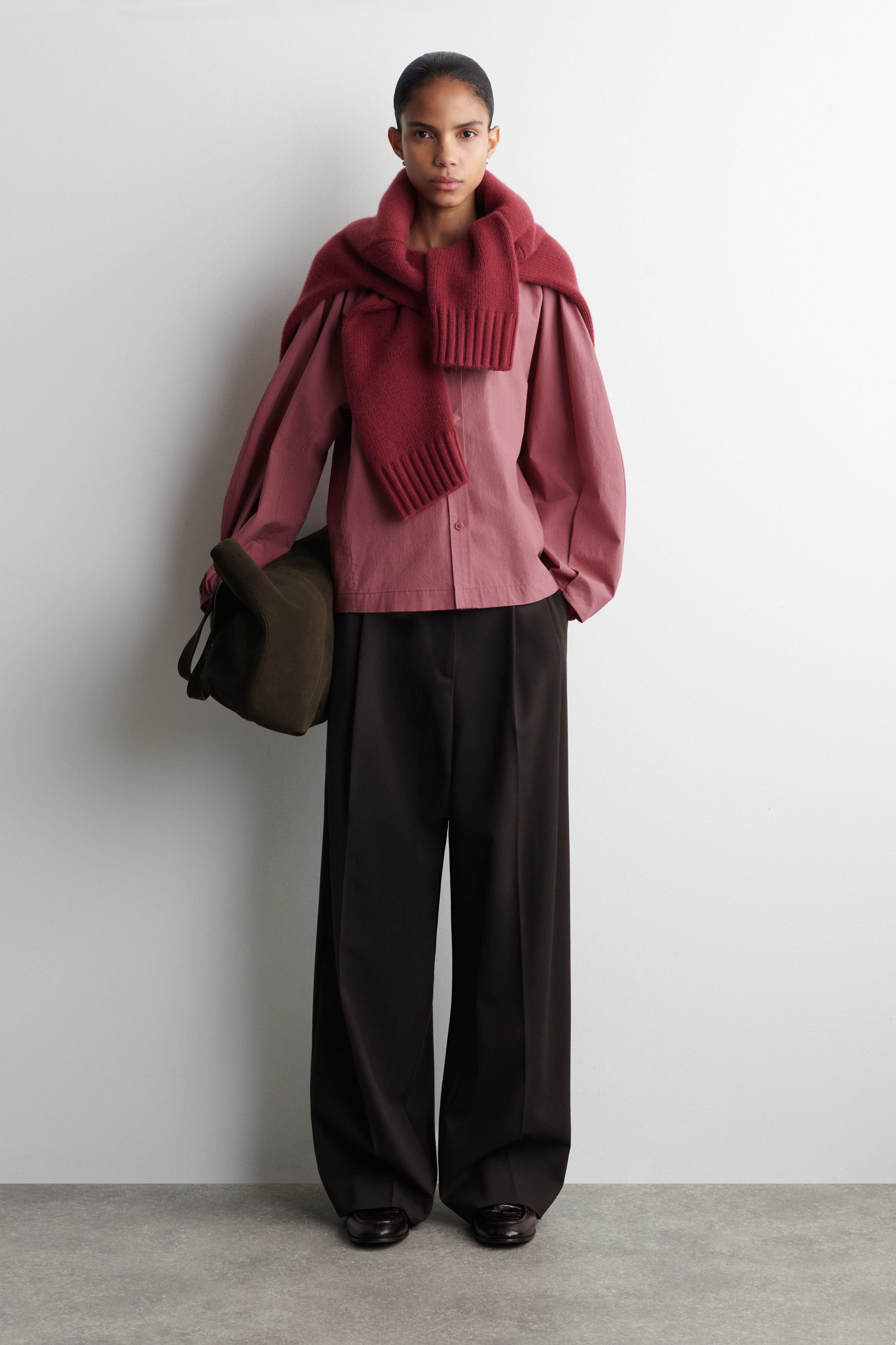 Gathered Pima Cotton Blouse - image 4