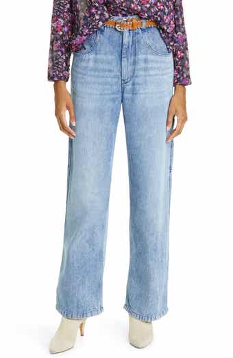 Isabel Marant Étoile Bymara High Waist Straight Leg Jeans