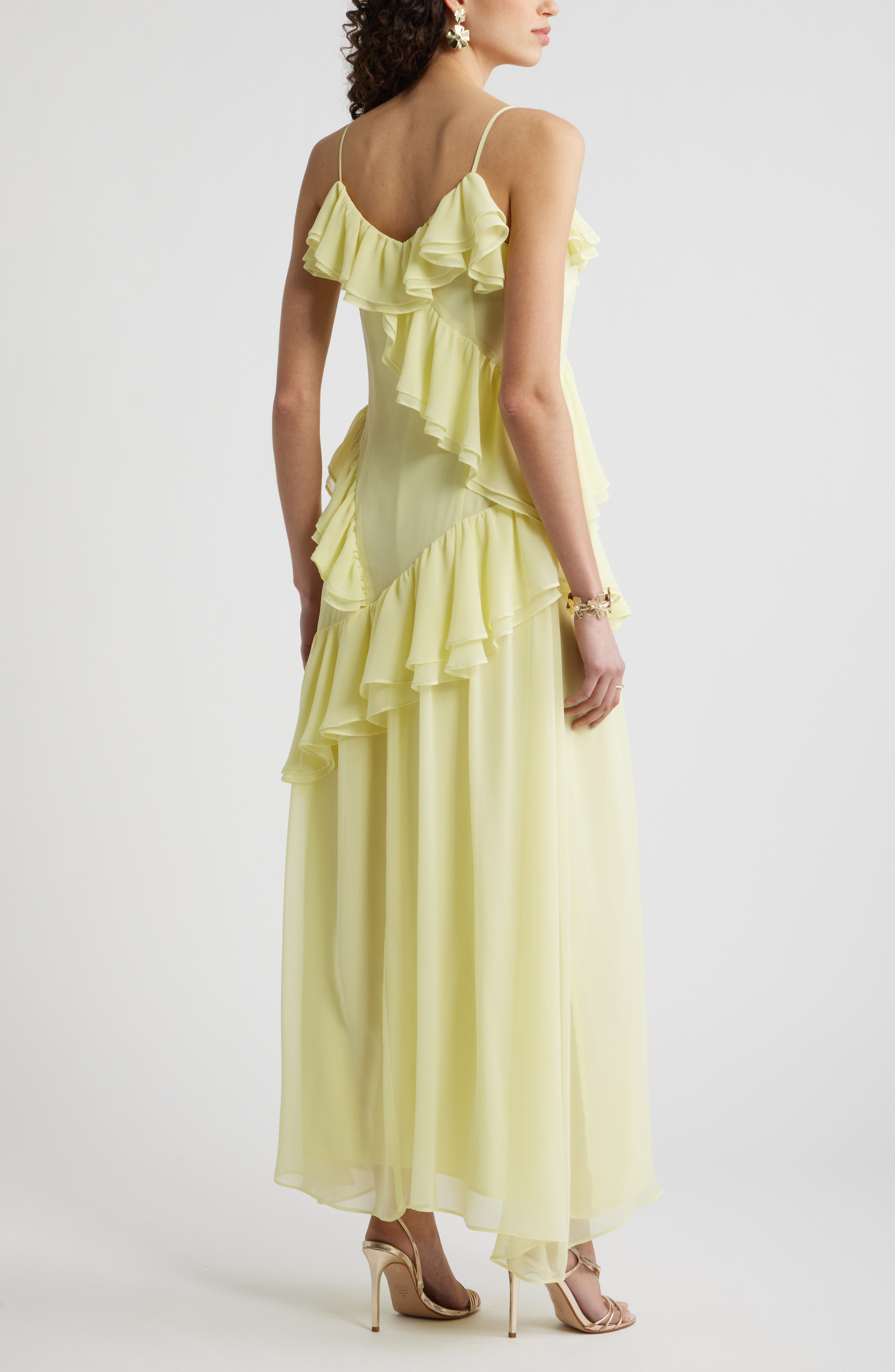 V-Neck Drape Maxi Dress - image 4
