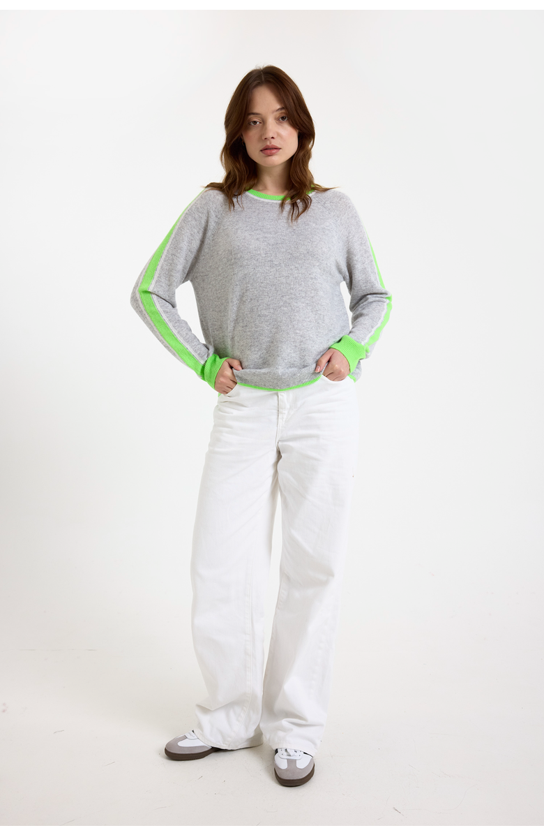 Brodie Pure Cashmere Long Sleeve 100% Cashmere Sweater, Alternate, color, Super Grey