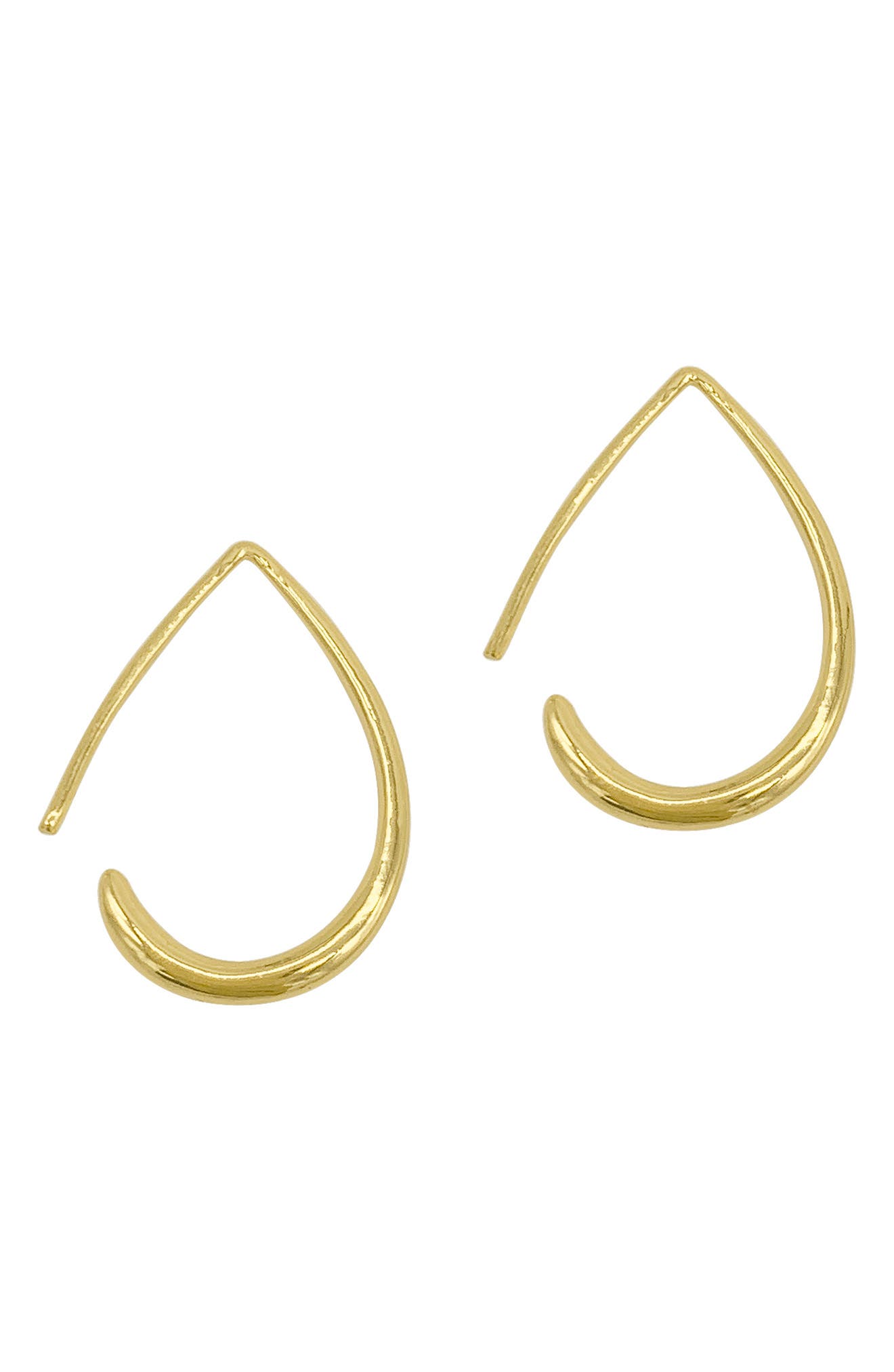 Adornia 14K Yellow Gold Vermeil Pear Wire Earrings (Women) | Nordstromrack