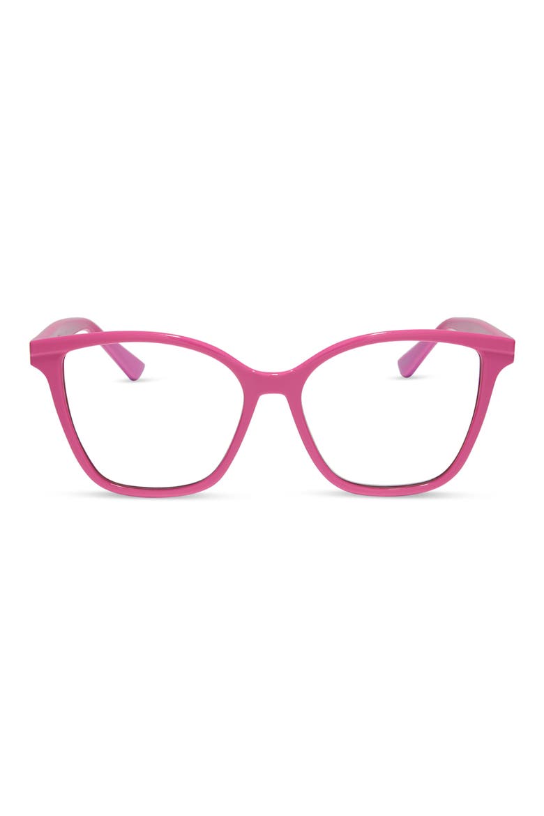 Leah Blue Light Blocking Reading Glasses, Main, color, BUBBLEGUM PINK