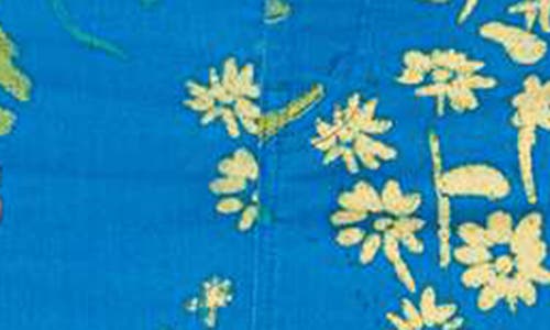 Mother The Vagabond Floral Print Denim Miniskirt In Late Bloomer