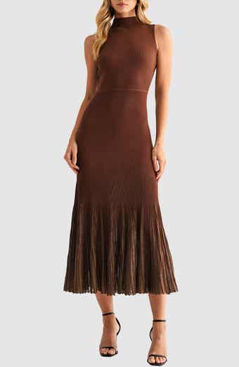 Mila Mae Sleeveless Mermaid Hem Sweater Dress