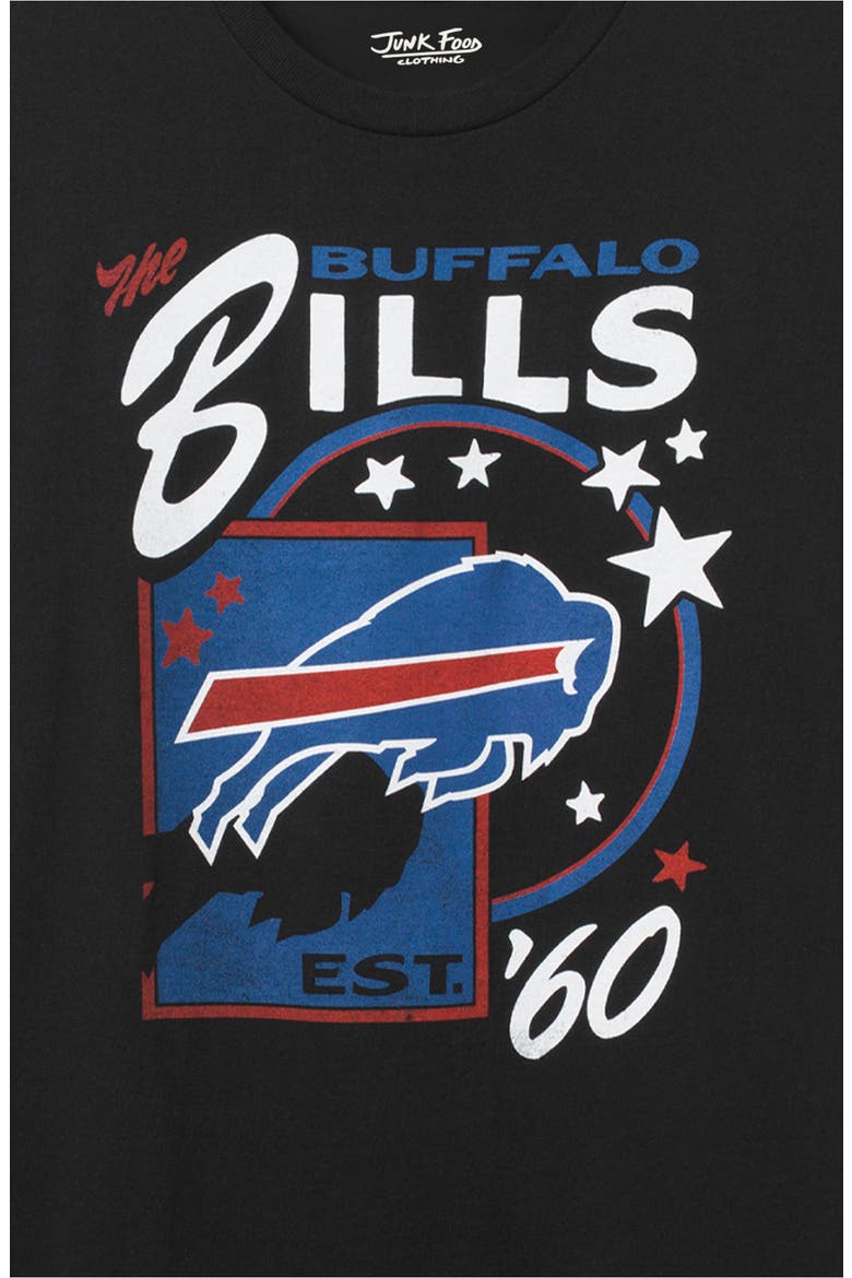 Buffalo Bills Star Power Cotton Graphic T-Shirt, Alternate, color, BLACK