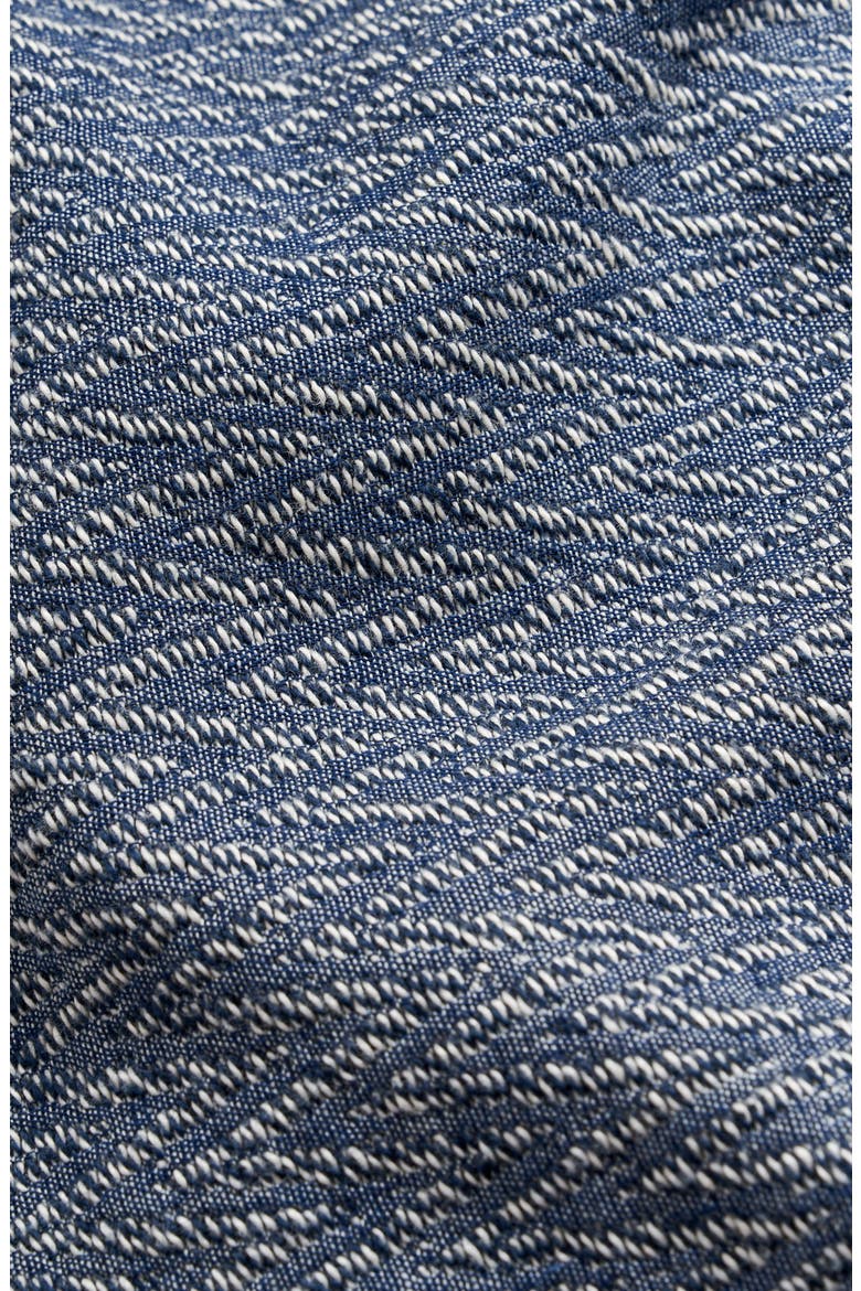 Wilson Zigzag Jacquard Button-Up Shirt, Alternate, color, CHAMBRAY BLUE