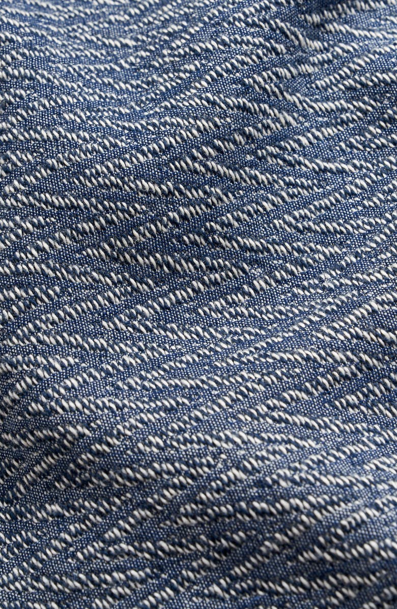 Billy Reid Wilson Zigzag Jacquard Button-Up Shirt, Alternate, color, 