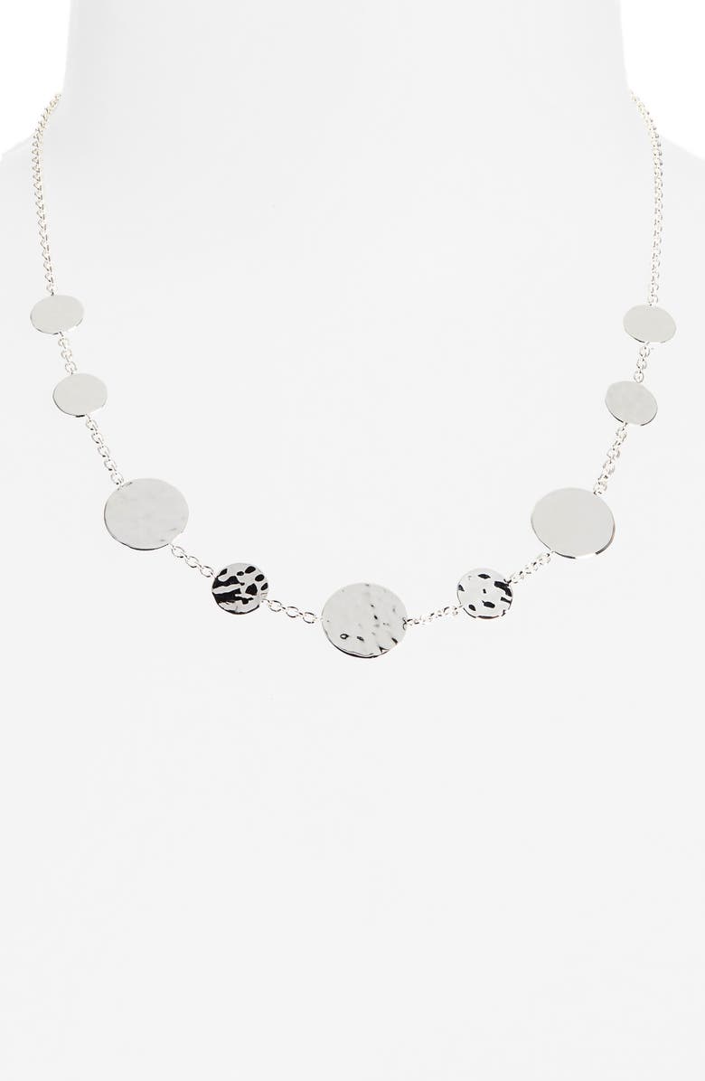 Ippolita Classico Crinkle Crinkle Station Necklace, Alternate, color, 