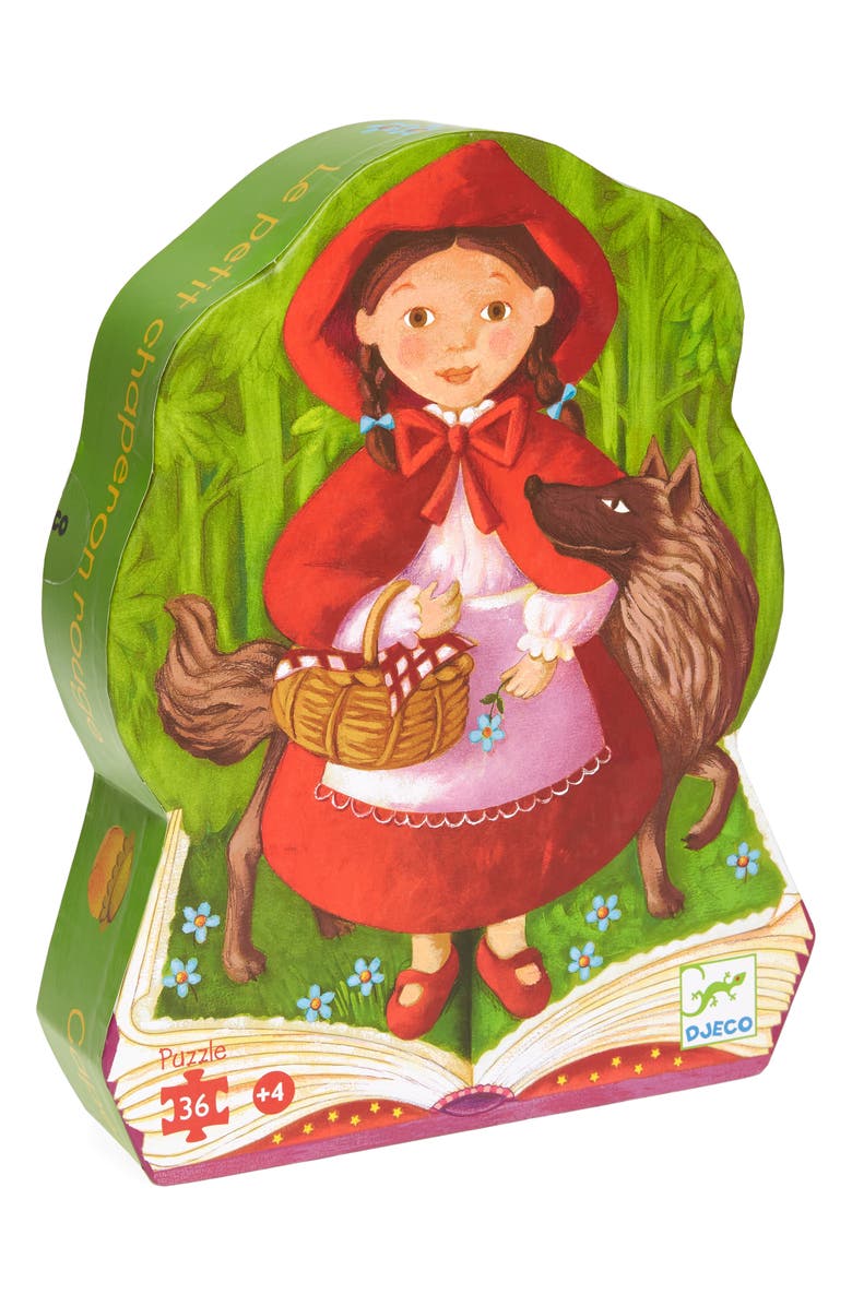 Djeco Little Red Riding Hood 36-Piece Puzzle, Main, color, 