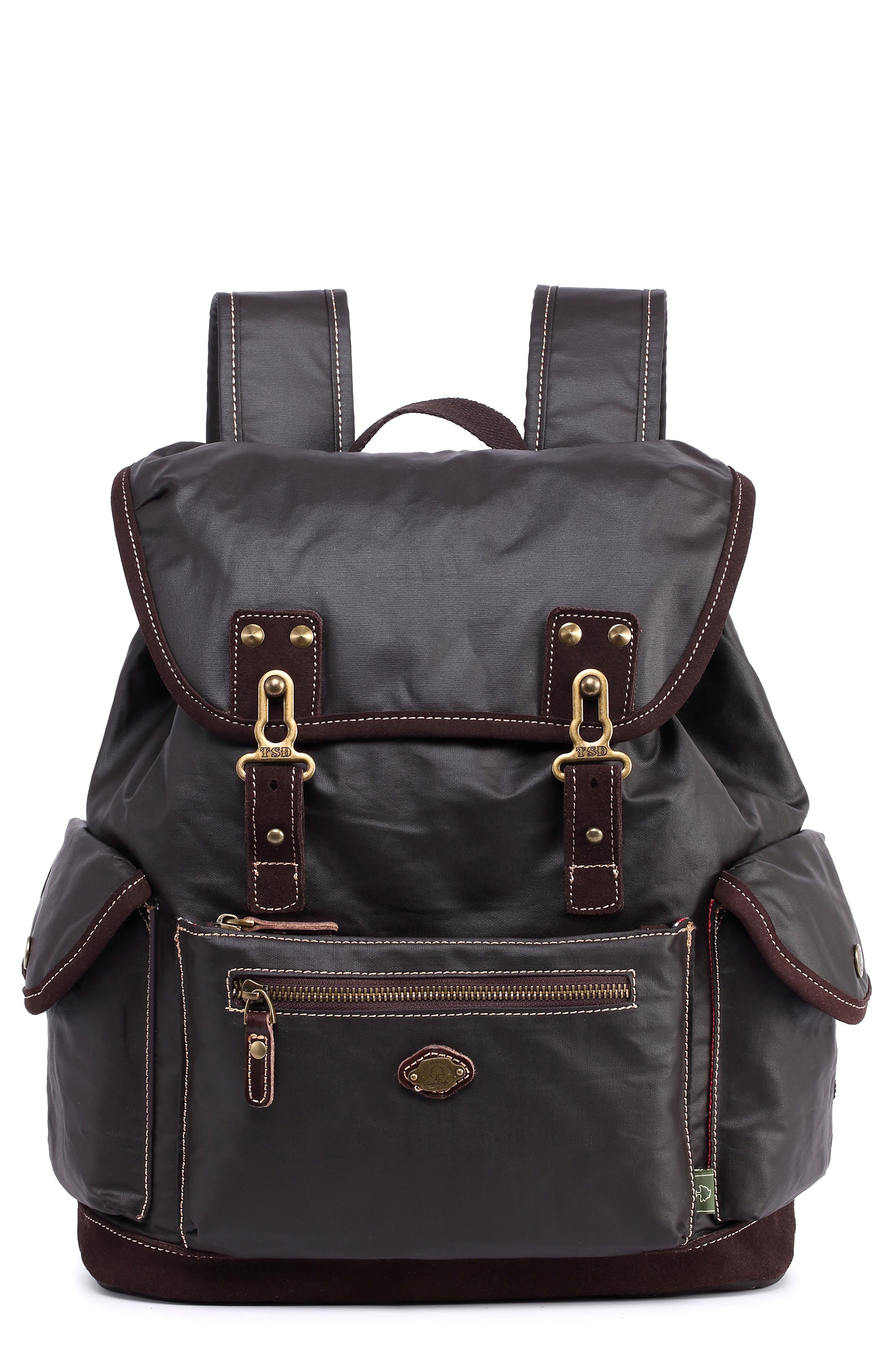 THE SAME DIRECTION Dolphin Studded Backpack, Main, color, 