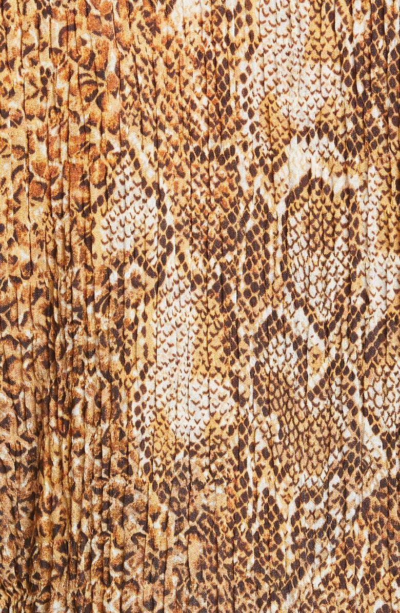 Nanushka Alena Snake Print Top, Alternate, color,