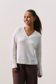 NAKED CASHMERE FARAH CASHMERE V-NECK