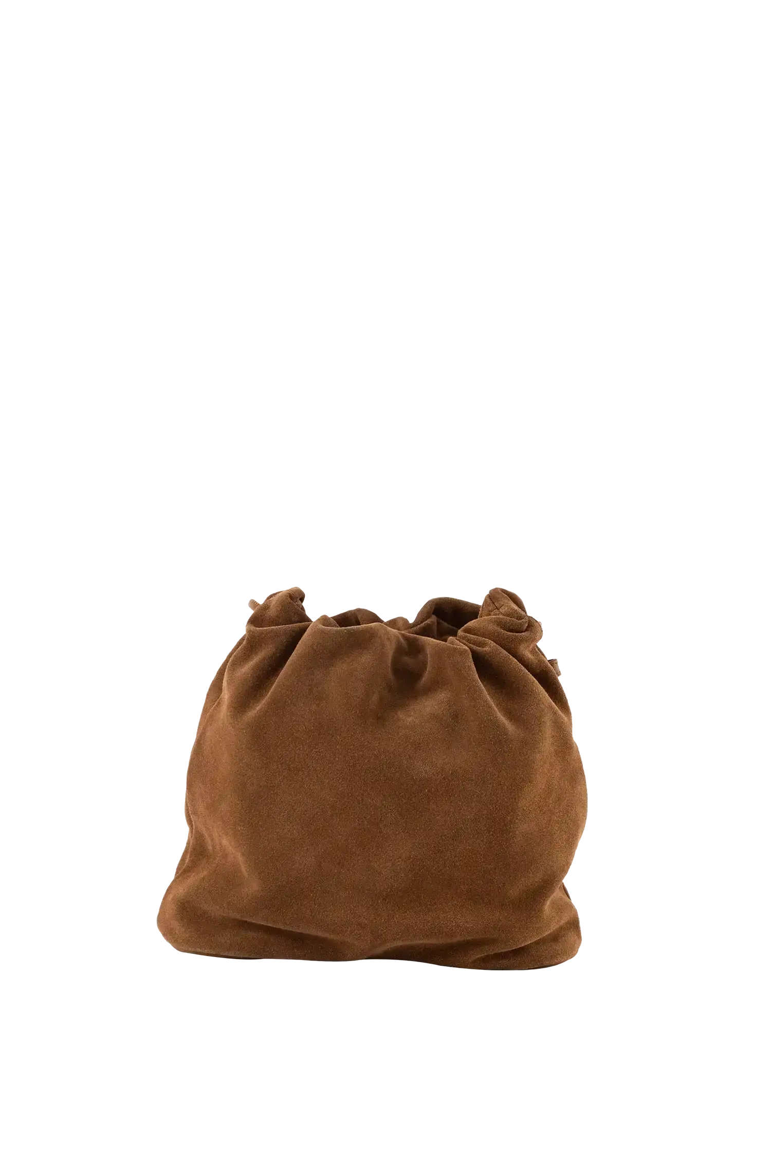 Leather Pouch Bag with Crab Claw, Alternate, color, Caramel