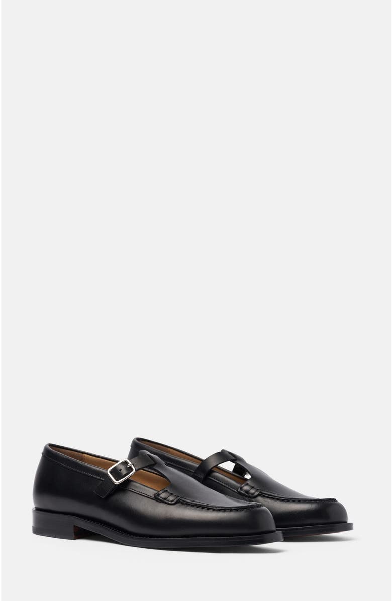 SCAROSSO Edna Loafers, Main, color, Black - Calf