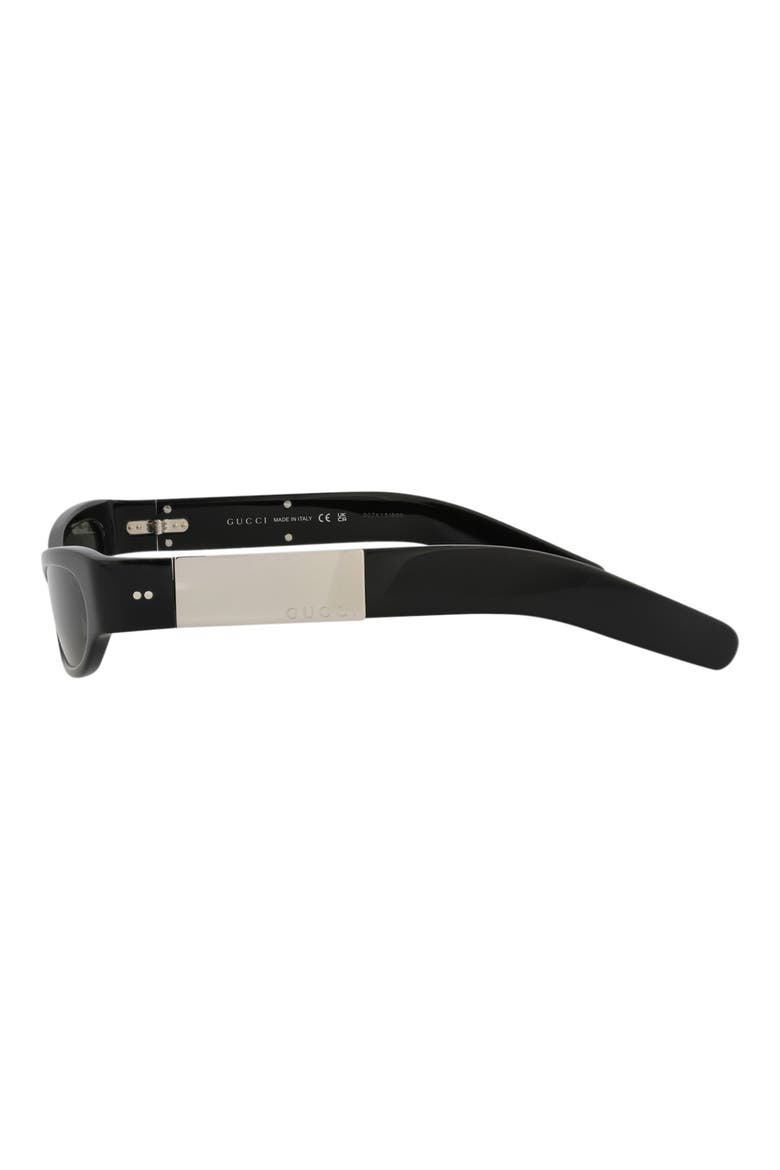 53mm Cat Eye Sunglasses, Alternate, color, BLACK BLACK GREY