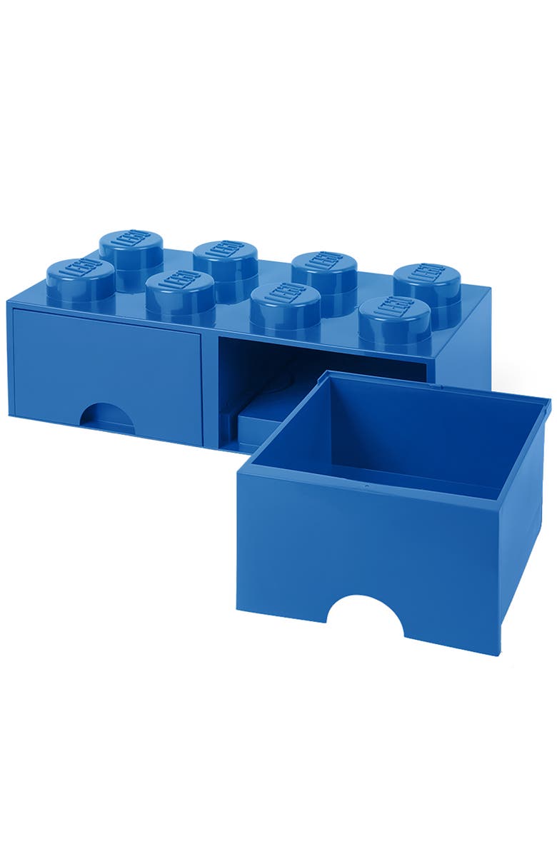 LEGO Storage Brick Drawer 8, Bright Blue, Alternate, color, 