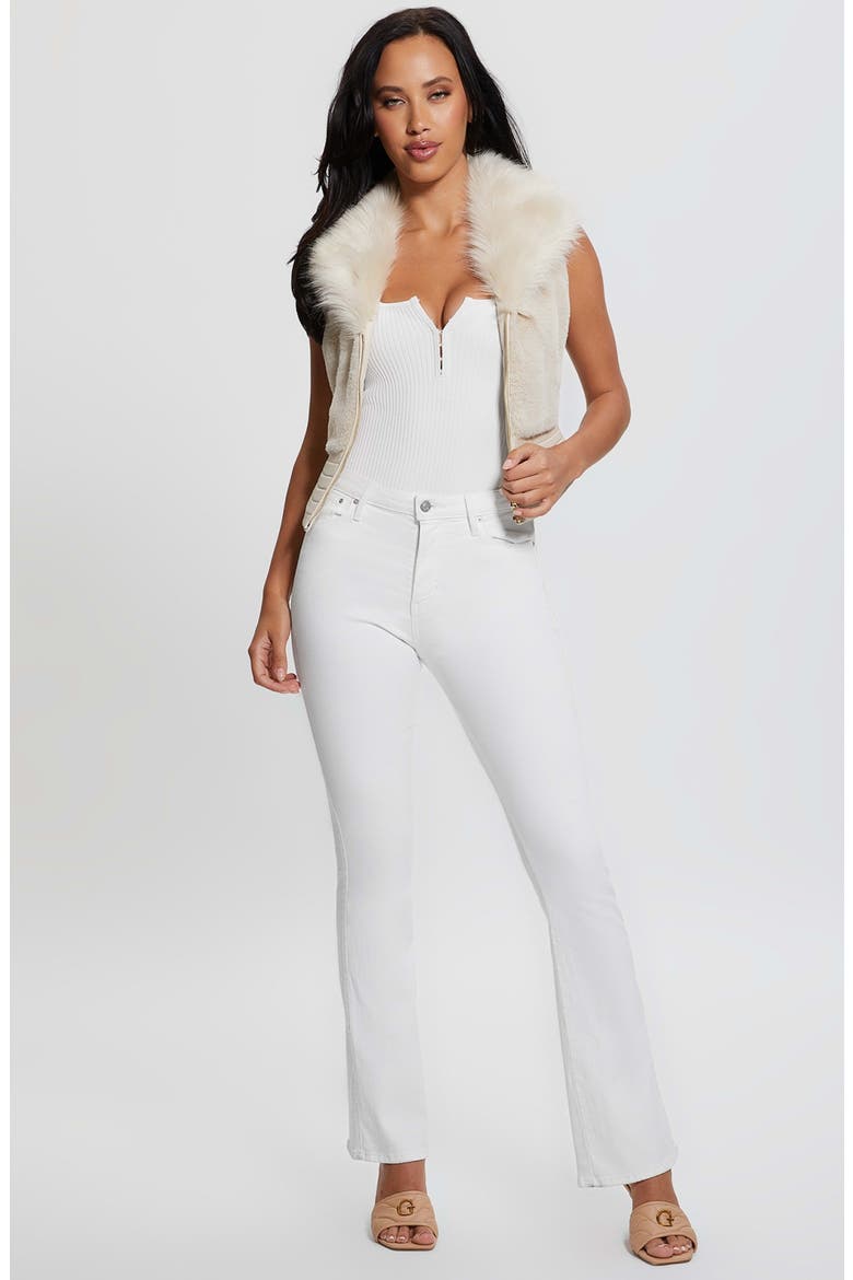 Jodie Faux Fur Vest, Alternate, color, PEARL OYSTER MULTI