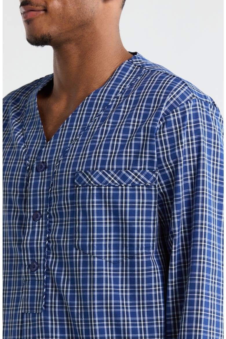 Sunset Blues Cotton Blend Nightshirt, Alternate, color, COBALT