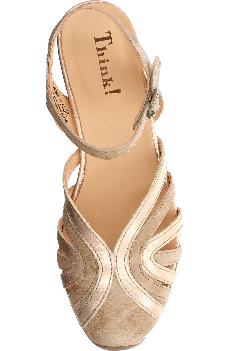 Think! Aida Pump, Alternate, color, Linen/ Kombi