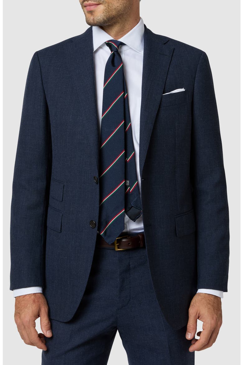 Kincaid No. 3 Wool Suit, Main, color, AIR FORCE BLUE HIGH TWIST