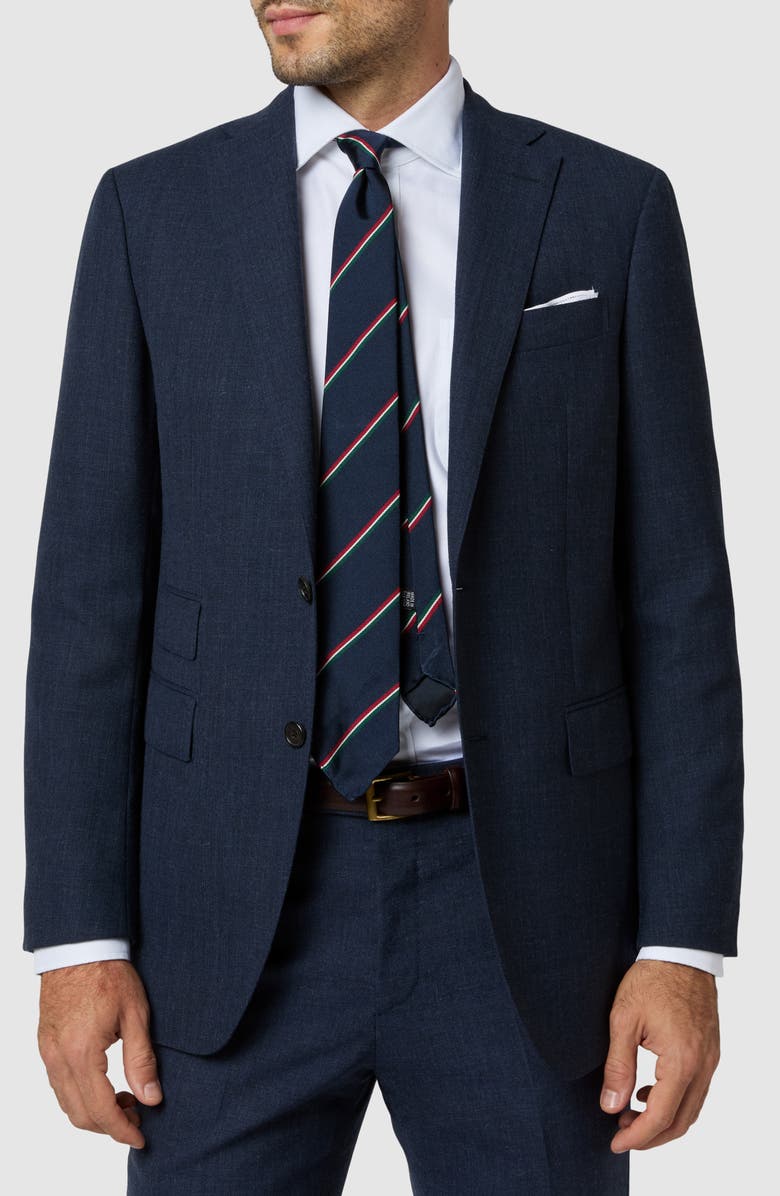 Sid Mashburn Kincaid No. 3 Wool Suit, Main, color, Air Force Blue High Twist