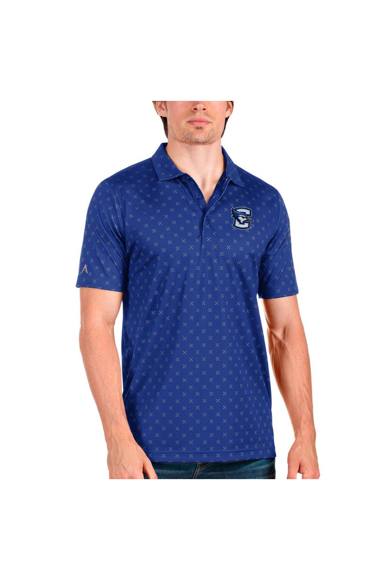 ANTIGUA Men's Antigua Royal/Steel Creighton Bluejays Spark Polo, Main, color, 