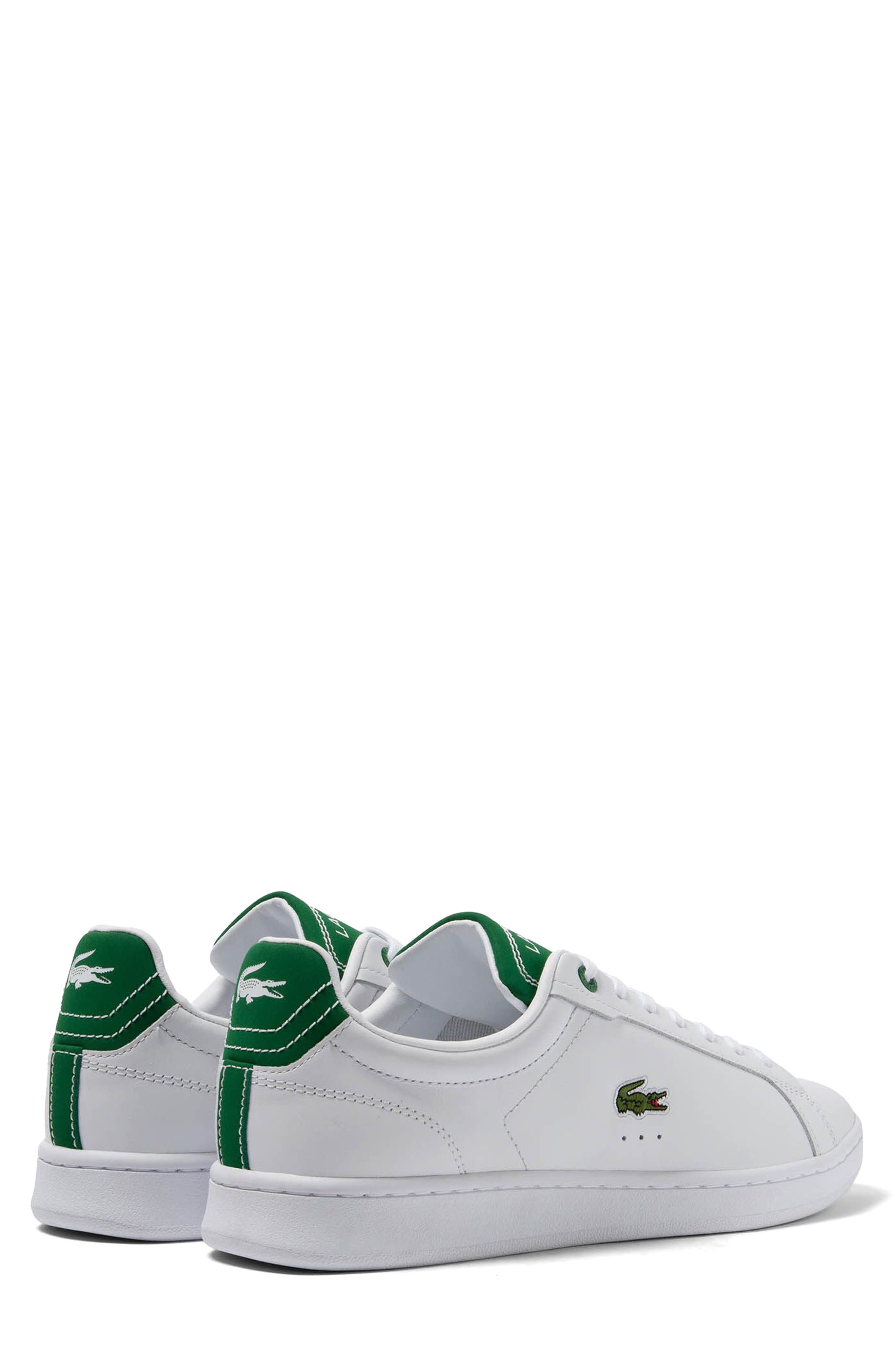 Lacoste Carnaby Pro Sneaker, Alternate, color, White/ Green