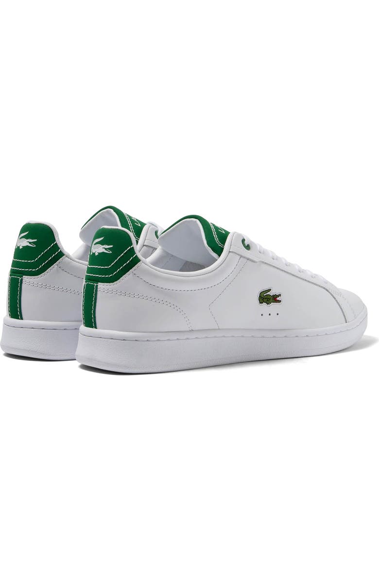 Lacoste Carnaby Pro Sneaker, Alternate, color, White/ Green