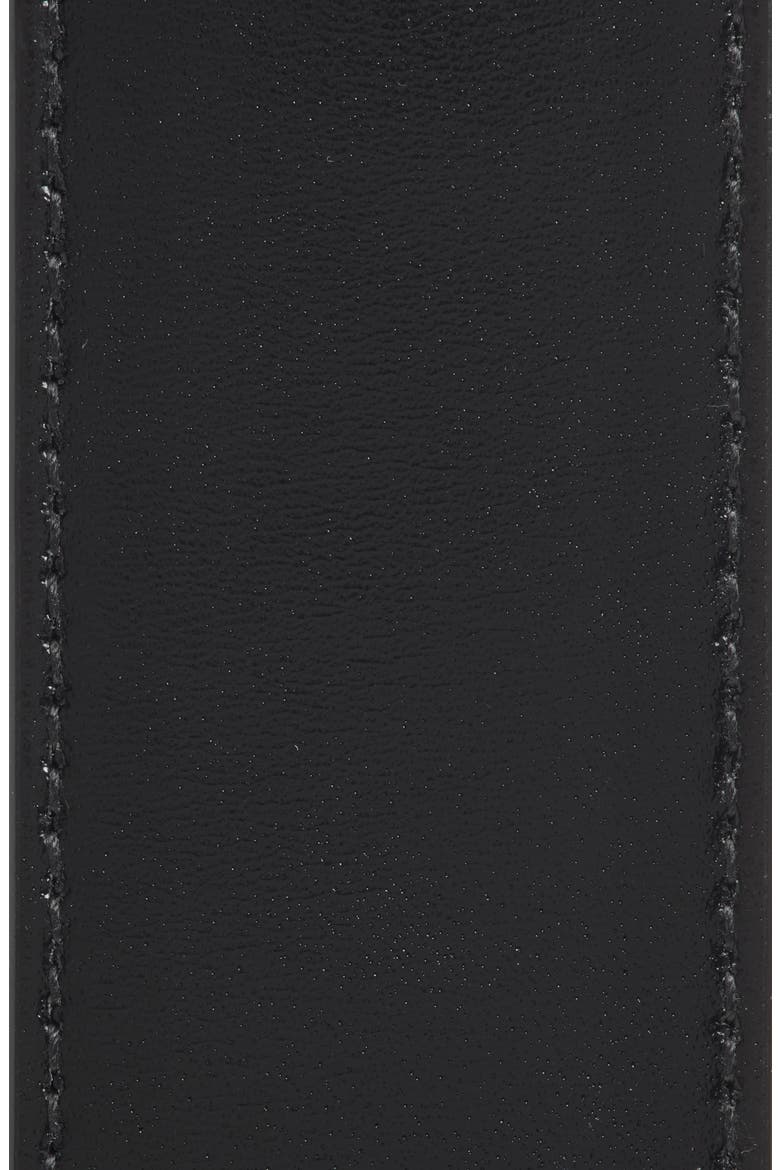 Reversible Metal Plaque Belt, Alternate, color, BLACK/ GREY