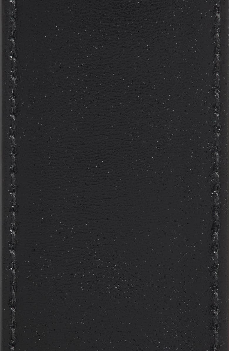 Givenchy Reversible Metal Plaque Belt, Alternate, color, Black/ Grey