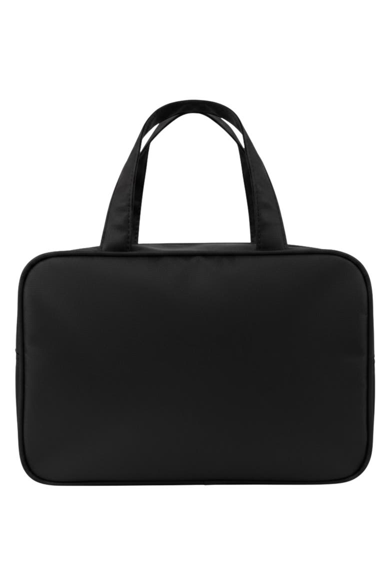 The Perfect Case: Bow Cosmetics Bag, Alternate, color, BLACK