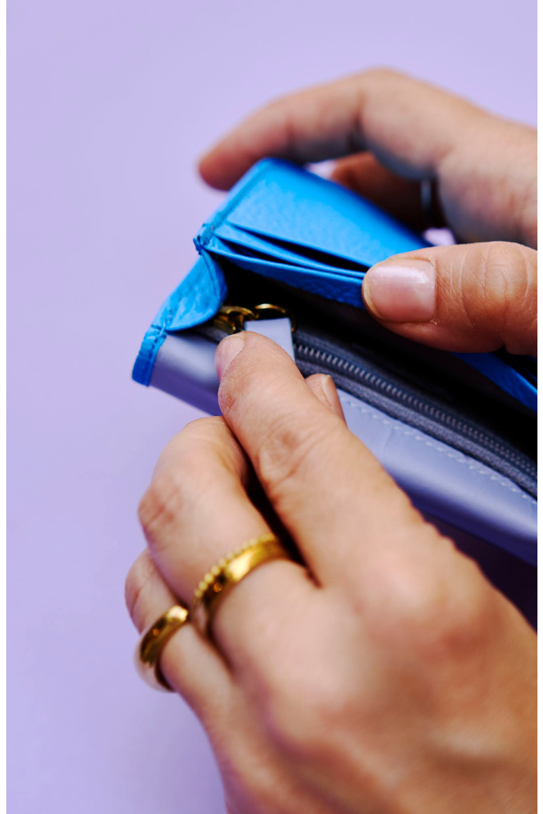 Ascot Flapover Card Case, Alternate, color, Azure