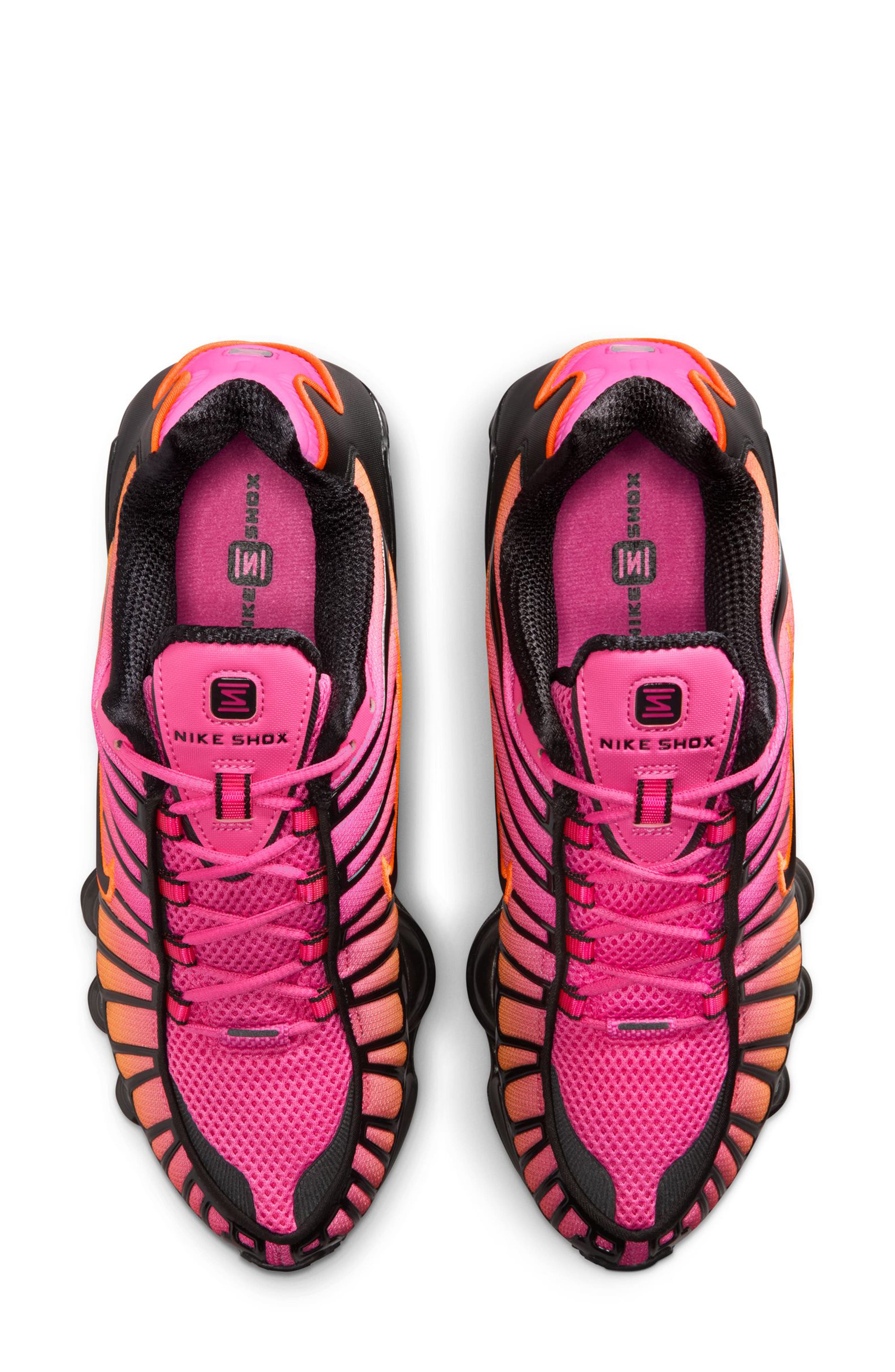 Nike Shox TL Sneaker, Alternate, color, Pinksicle/ Total Orange/ Black