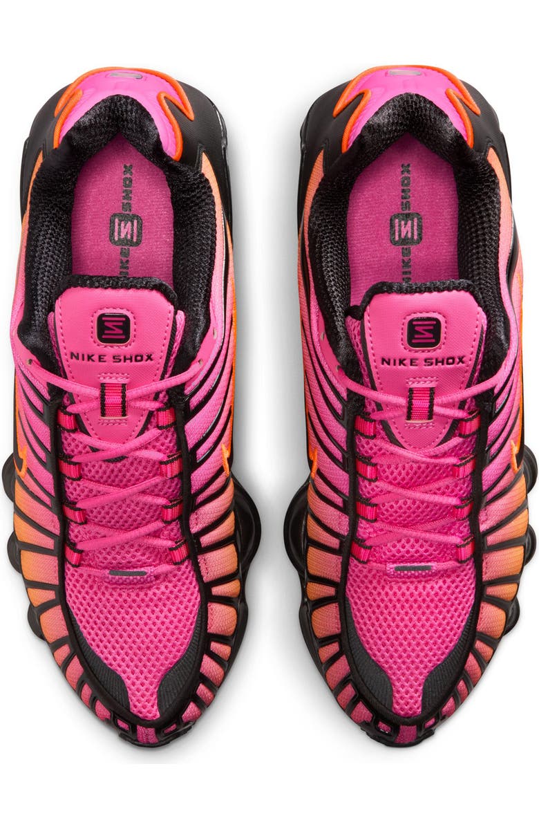 Nike Shox TL Sneaker, Alternate, color, Pinksicle/ Total Orange/ Black