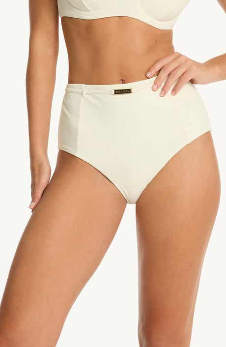 Sea Level Nautique Paneled High Waist Bikini Bottoms