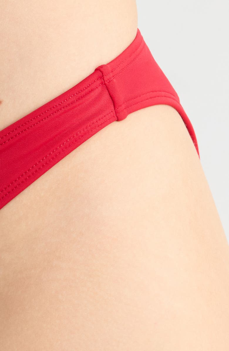 PacSun Venice High-Leg Bikini Bottoms, Alternate, color, Jester Red