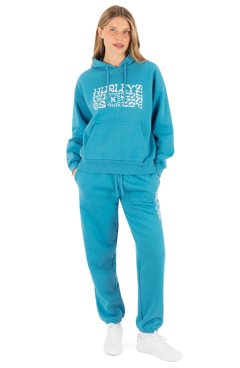 Hurley Surf Days Drawstring Sweatpants, Alternate, color, Blue Moon