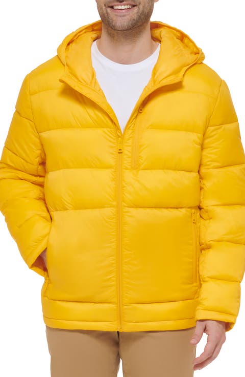 Hooded Nylon Puffer Jacket