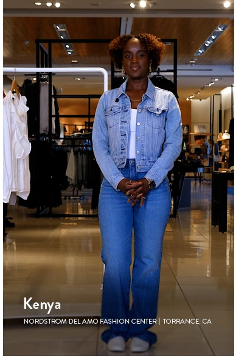 Le Jane High Waist Straight Leg Jeans video