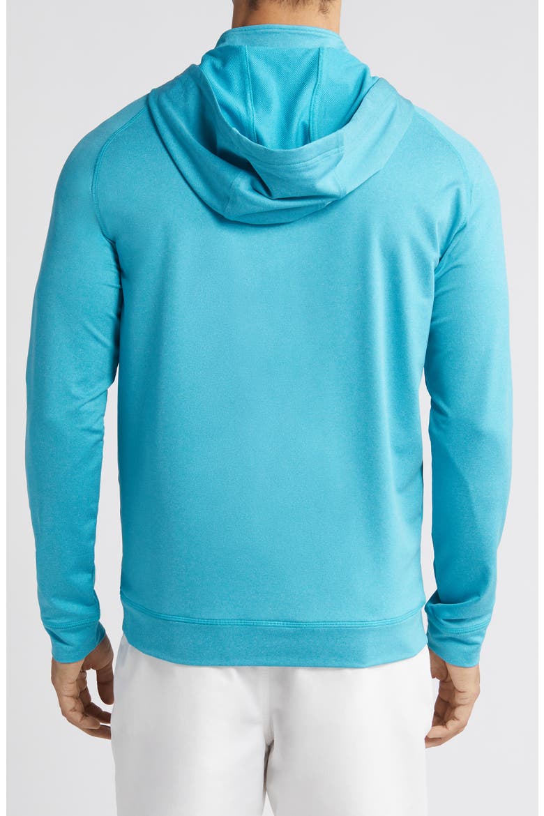 Vandyke Half Zip Hoodie, Alternate, color, MAUI-HEATHER