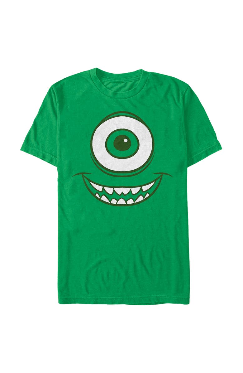 Monsters Inc Men's Monsters Inc Mike Wazowski Eye  Graphic T-Shirt, Main, color, Kelly Green
