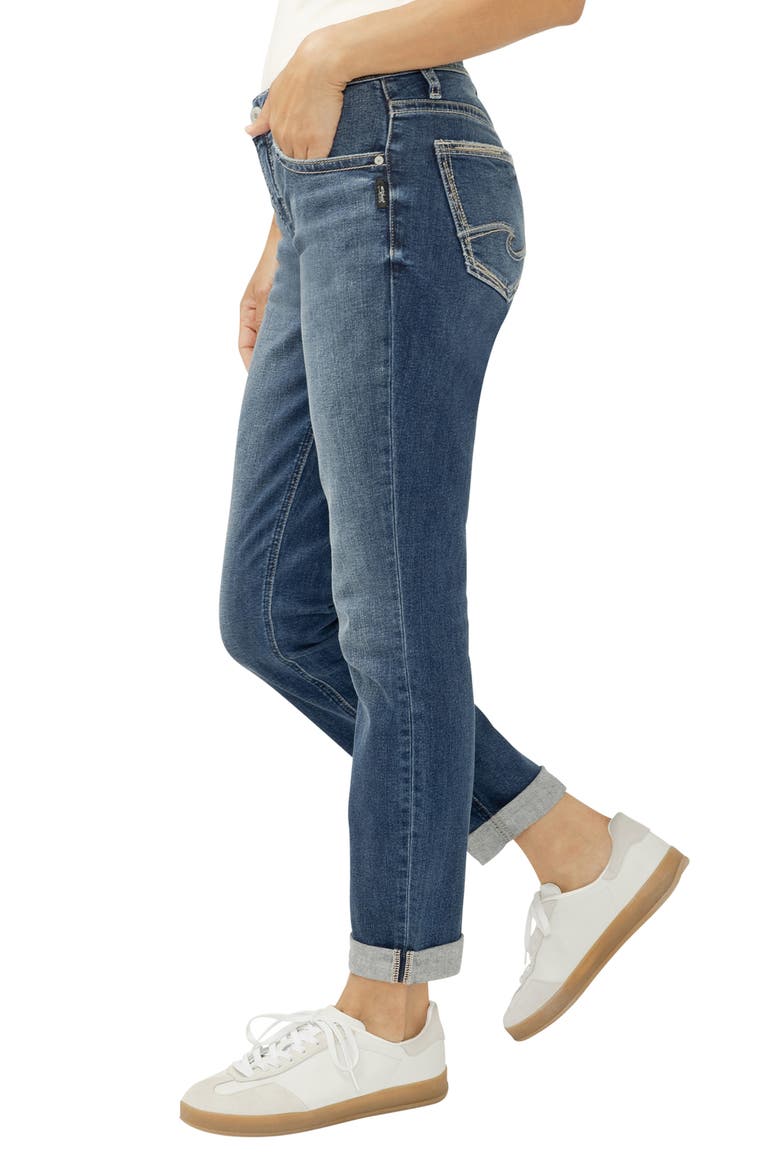 Boyfriend Ankle Straight Leg Jeans, Alternate, color, SHIRLEY
