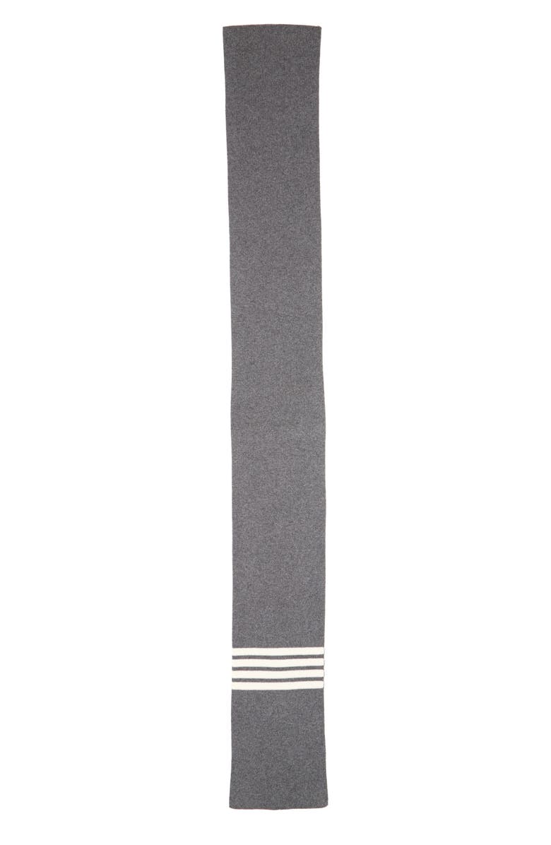 Thom Browne Rib Cashmere Scarf, Alternate, color, 