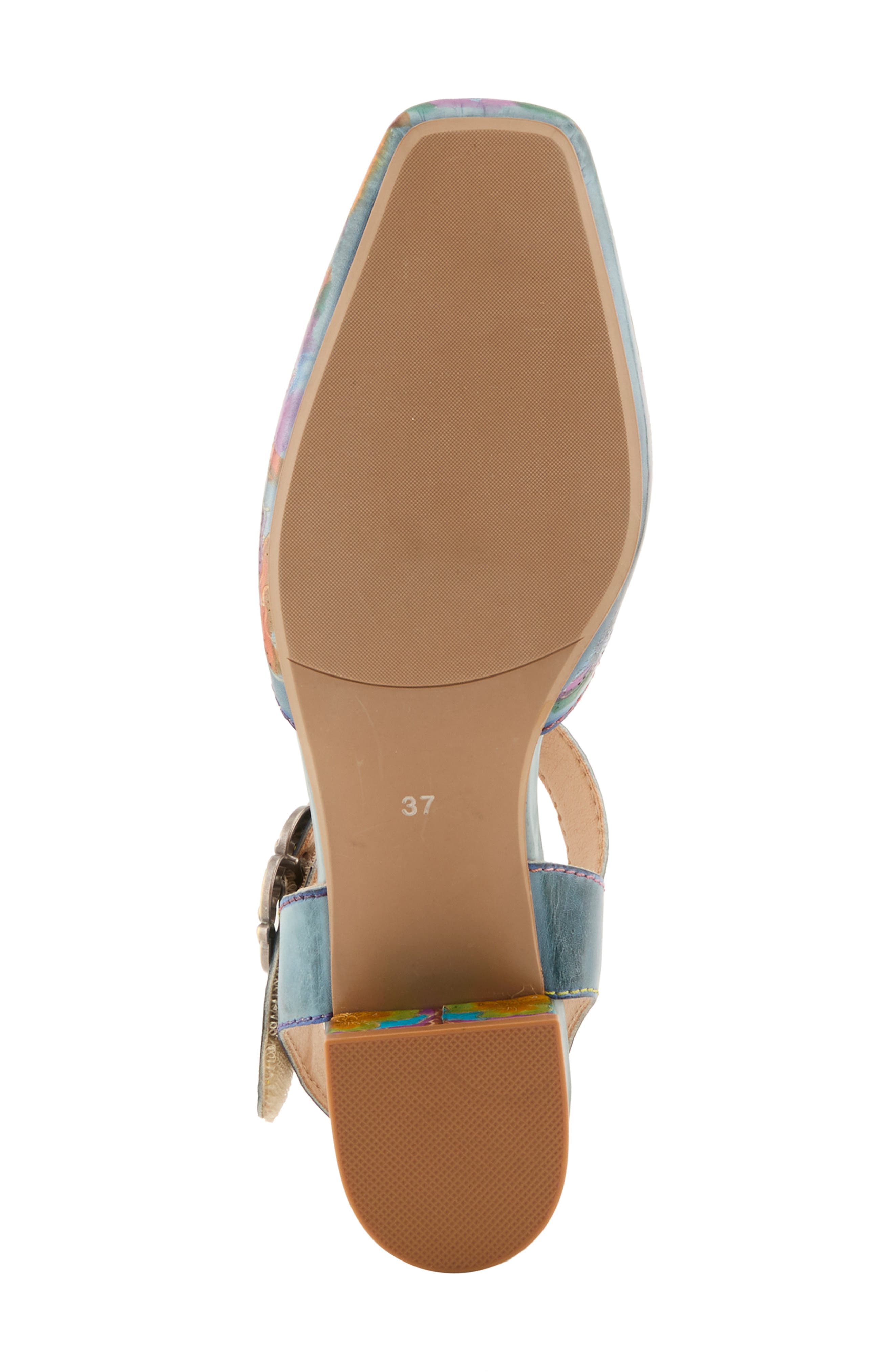 Funferbiz Ankle Strap Pump, Alternate, color, BLUE MULTI