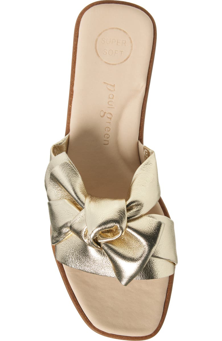 Paul Green Annie Slide Sandal, Alternate, color, Platino Metallic Future